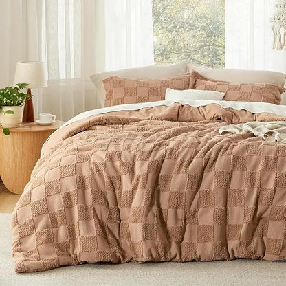 Ultra-Soft Bohemian Quilted Comforter Set – 3-Piece Breathable Bedding with 2 Matching Pillowcases