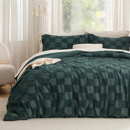 Ultra-Soft Bohemian Quilted Comforter Set – 3-Piece Breathable Bedding with 2 Matching Pillowcases