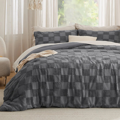 Ultra-Soft Bohemian Quilted Comforter Set – 3-Piece Breathable Bedding with 2 Matching Pillowcases