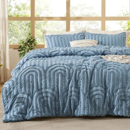 Boho Arch Quilt Bedding Set 3-Piece — 1 Quilt + 2 Shams, Ultra-Soft All-Season Coverlet